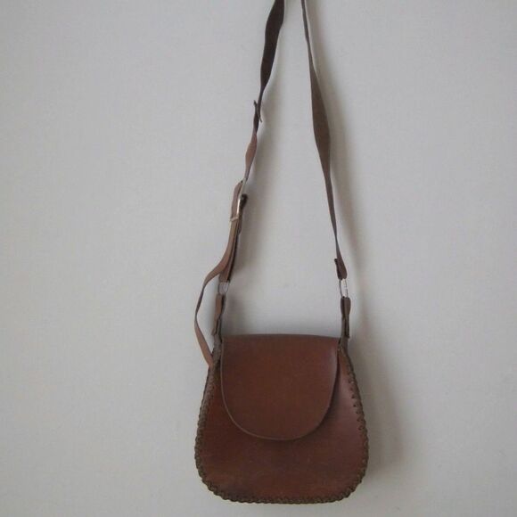 Handmade Leather Bag Crossbody Equestrian - Picture 2 of 8